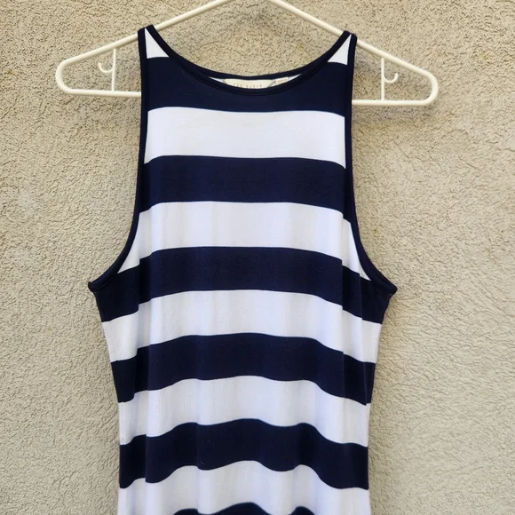 TED BAKER Womens Yuni Rowing Dress Small Blue Maxi Nautical Striped Summer Lined - Picture 7 of 7